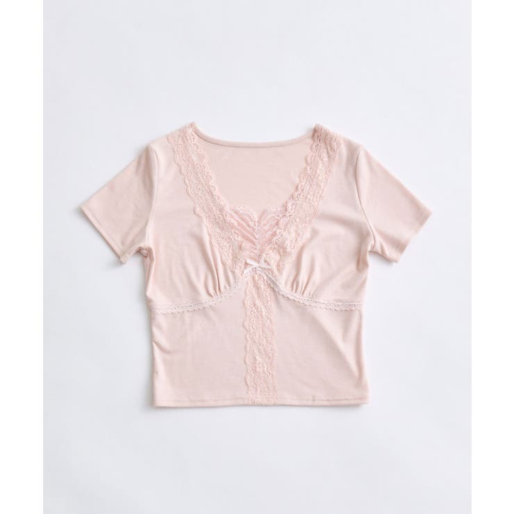 【OLIVE des OLIVE】レース半袖トップス | NICE CLAUP / OLIVE des OLIVE　OUTLET | 詳細画像6 