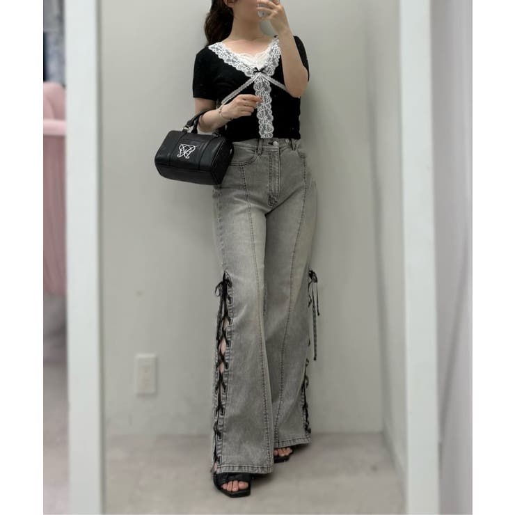 【OLIVE des OLIVE】レース半袖トップス | NICE CLAUP / OLIVE des OLIVE　OUTLET | 詳細画像31 