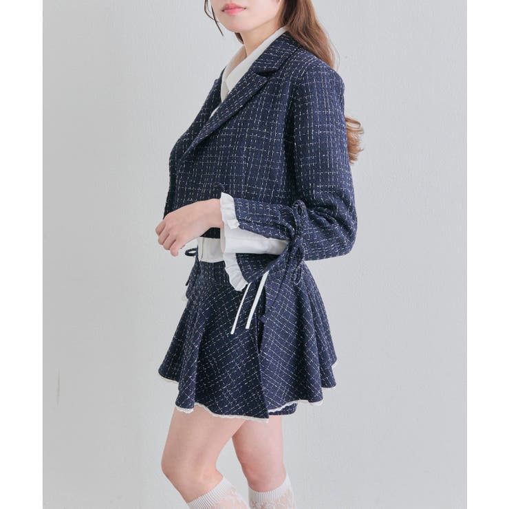 【OLIVE des OLIVE】レース衿ショート丈テーラードジャケット | NICE CLAUP / OLIVE des OLIVE　OUTLET | 詳細画像26 