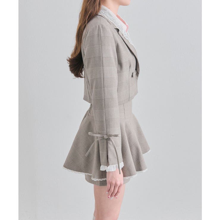 【OLIVE des OLIVE】レース衿ショート丈テーラードジャケット | NICE CLAUP / OLIVE des OLIVE　OUTLET | 詳細画像28 
