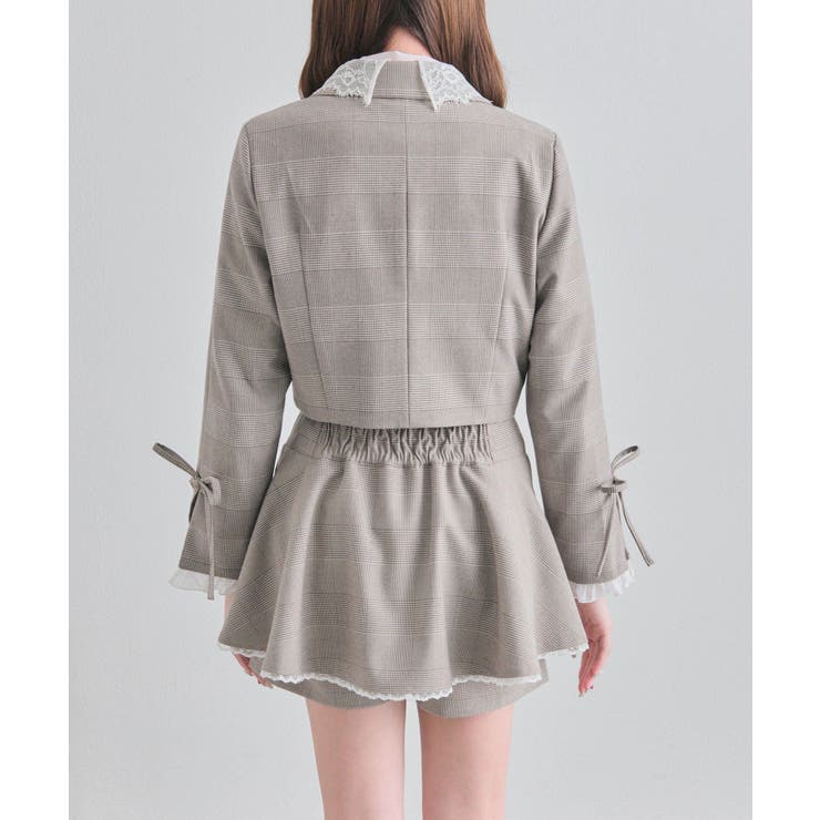 【OLIVE des OLIVE】レース衿ショート丈テーラードジャケット | NICE CLAUP / OLIVE des OLIVE　OUTLET | 詳細画像29 