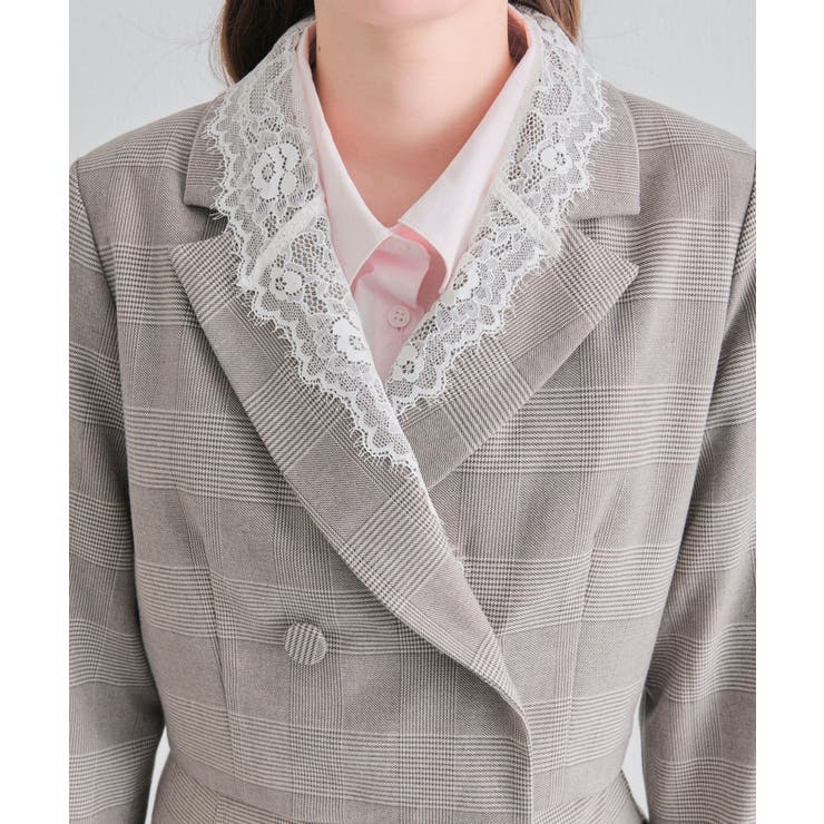 【OLIVE des OLIVE】レース衿ショート丈テーラードジャケット | NICE CLAUP / OLIVE des OLIVE　OUTLET | 詳細画像30 