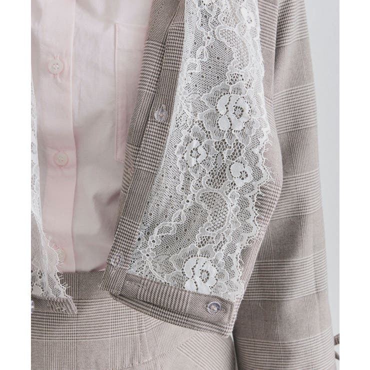 【OLIVE des OLIVE】レース衿ショート丈テーラードジャケット | NICE CLAUP / OLIVE des OLIVE　OUTLET | 詳細画像34 