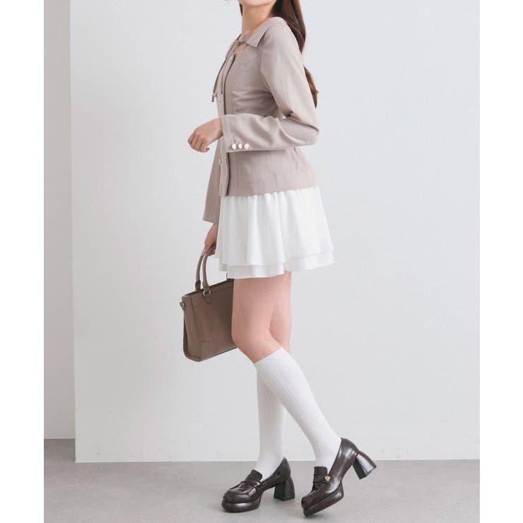 【OLIVE des OLIVE】異素材ドッキングワンピース | NICE CLAUP / OLIVE des OLIVE　OUTLET | 詳細画像11 