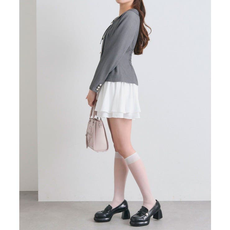【OLIVE des OLIVE】異素材ドッキングワンピース | NICE CLAUP / OLIVE des OLIVE　OUTLET | 詳細画像16 