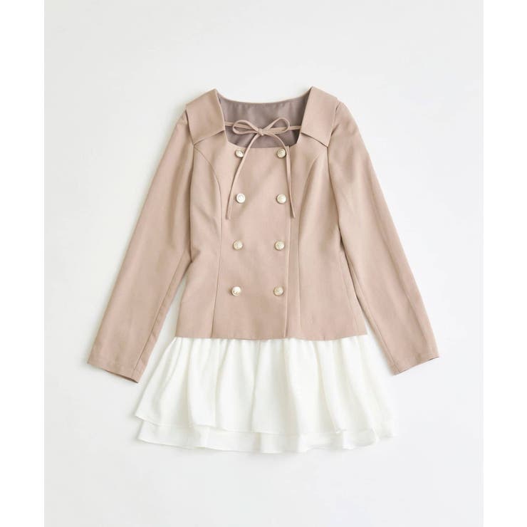 【OLIVE des OLIVE】異素材ドッキングワンピース | NICE CLAUP / OLIVE des OLIVE　OUTLET | 詳細画像17 