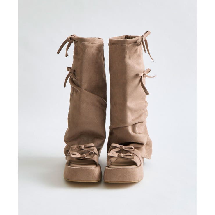 【OLIVE des OLIVE】【取り外し可能】カバー付きリボンサンダル | NICE CLAUP / OLIVE des OLIVE　OUTLET | 詳細画像12 