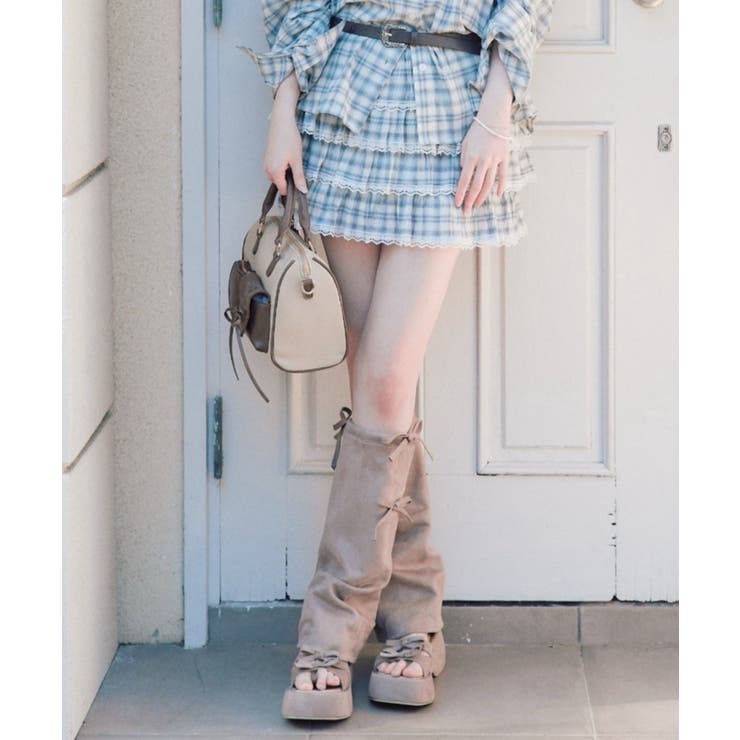 【OLIVE des OLIVE】【取り外し可能】カバー付きリボンサンダル | NICE CLAUP / OLIVE des OLIVE　OUTLET | 詳細画像4 