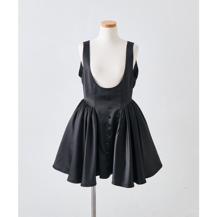 【OLIVE des OLIVE】ドールサテンワンピース | NICE CLAUP / OLIVE des OLIVE　OUTLET | 詳細画像6 