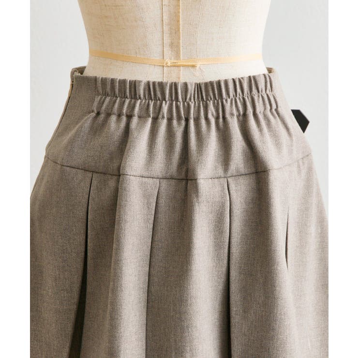 【Belle Charme】Side Belt Plests Skirt | NICE CLAUP / OLIVE des OLIVE　OUTLET | 詳細画像16 