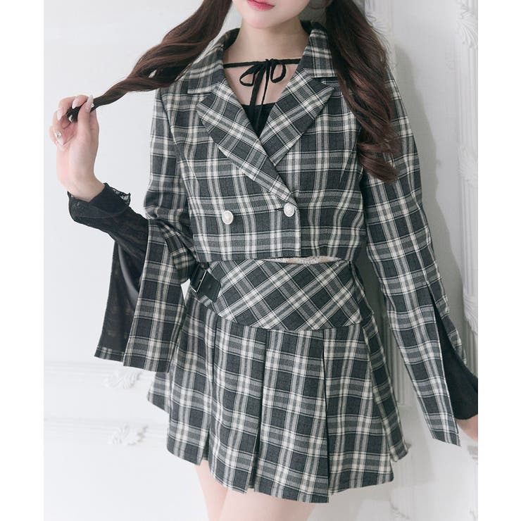 【Belle Charme】Side Belt Plests Skirt | NICE CLAUP / OLIVE des OLIVE　OUTLET | 詳細画像10 
