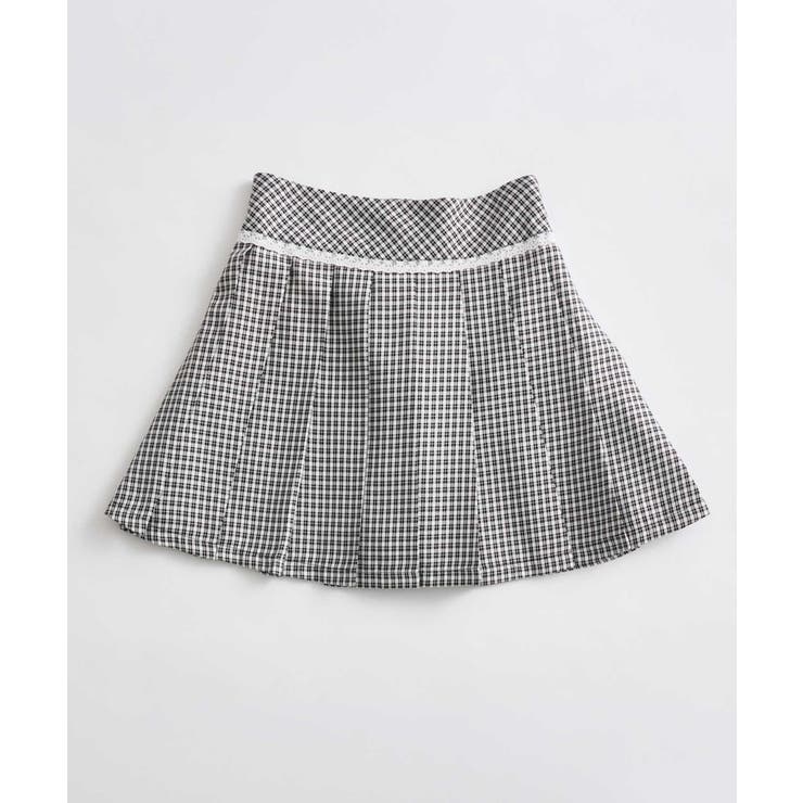 【Belle Charme】レースプリーツミニスカート | NICE CLAUP / OLIVE des OLIVE　OUTLET | 詳細画像3 
