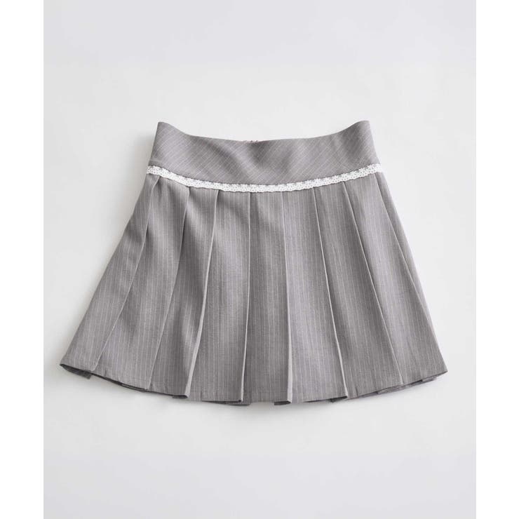 【Belle Charme】レースプリーツミニスカート | NICE CLAUP / OLIVE des OLIVE　OUTLET | 詳細画像12 