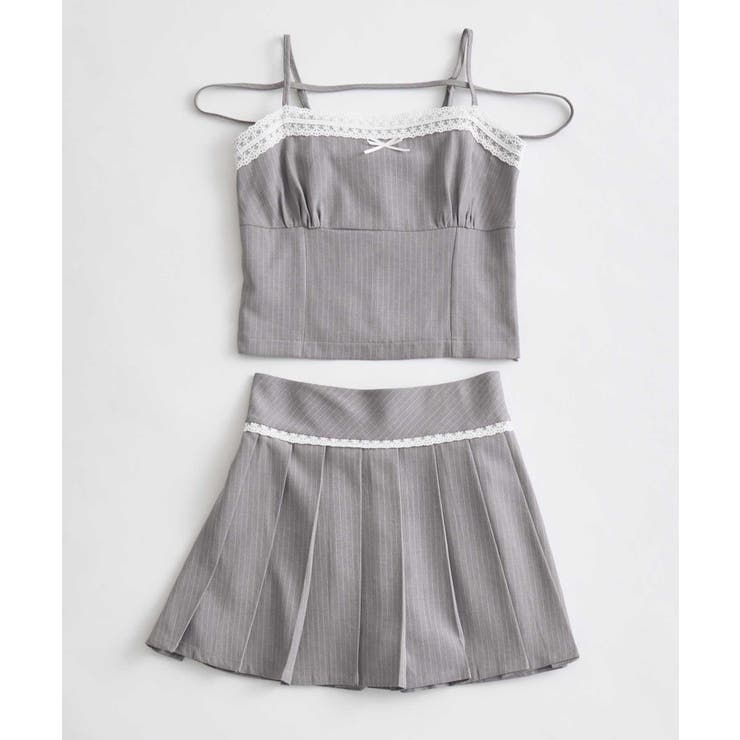 【Belle Charme】レースプリーツミニスカート | NICE CLAUP / OLIVE des OLIVE　OUTLET | 詳細画像14 