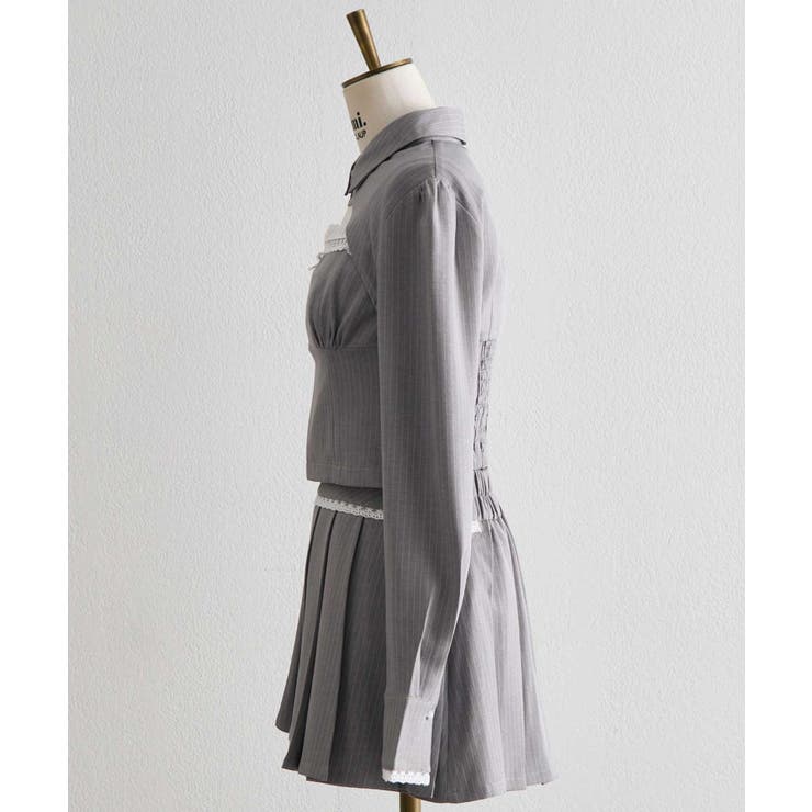 【Belle Charme】レースプリーツミニスカート | NICE CLAUP / OLIVE des OLIVE　OUTLET | 詳細画像18 