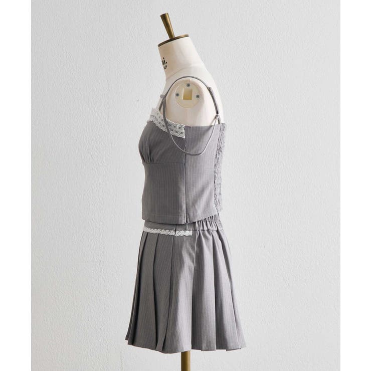【Belle Charme】レースプリーツミニスカート | NICE CLAUP / OLIVE des OLIVE　OUTLET | 詳細画像21 