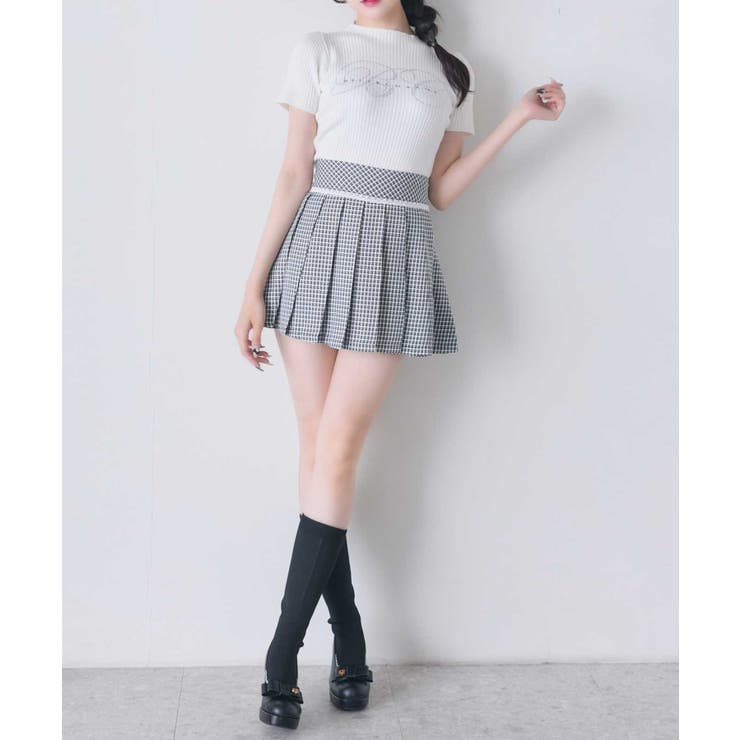 【Belle Charme】レースプリーツミニスカート | NICE CLAUP / OLIVE des OLIVE　OUTLET | 詳細画像27 