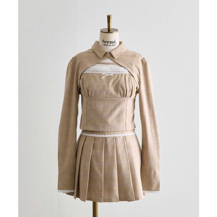 【Belle Charme】シャツビスチェセット | NICE CLAUP / OLIVE des OLIVE　OUTLET | 詳細画像16 