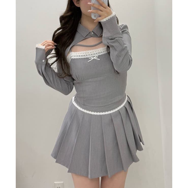 【Belle Charme】シャツビスチェセット | NICE CLAUP / OLIVE des OLIVE　OUTLET | 詳細画像42 