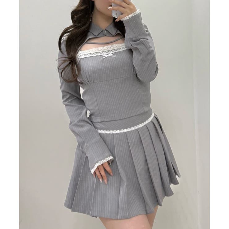 【Belle Charme】シャツビスチェセット | NICE CLAUP / OLIVE des OLIVE　OUTLET | 詳細画像43 