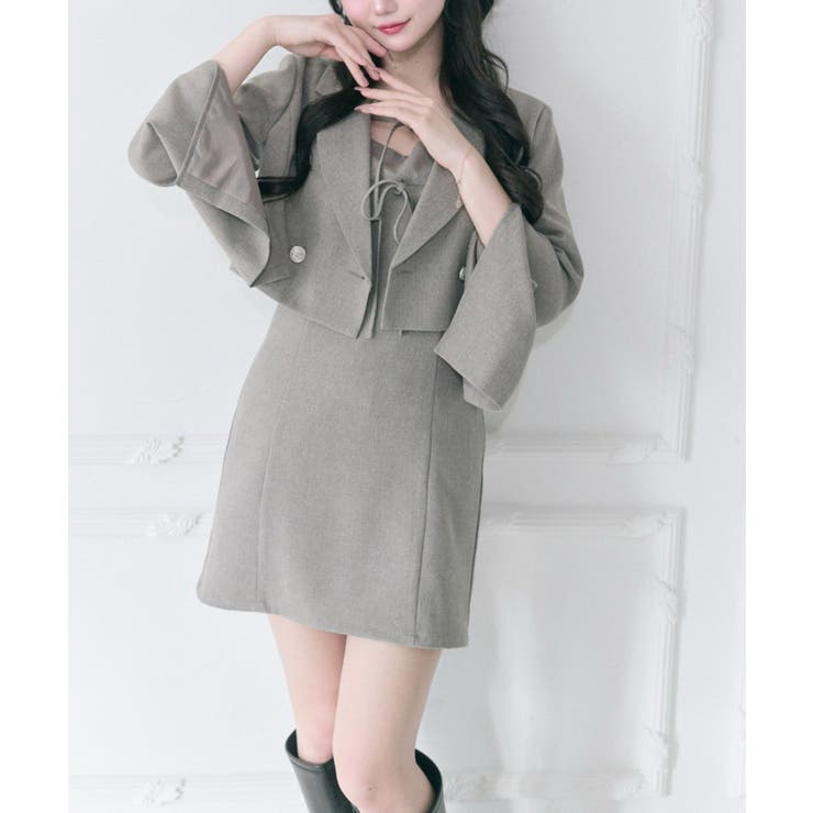 【Belle Charme】Sleeve Slit | NICE CLAUP / OLIVE des OLIVE　OUTLET | 詳細画像7 