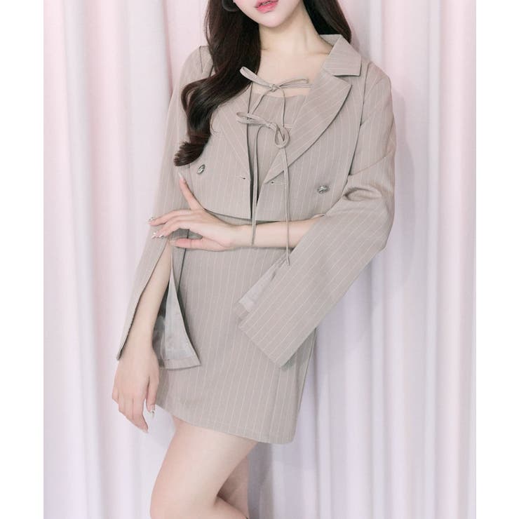 ベージュ系 | 【Belle Charme】Sleeve Slit | NICE CLAUP / OLIVE des OLIVE　OUTLET