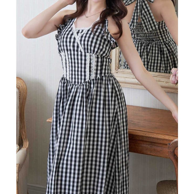 【Belle Charme】ホルターネックロングワンピース | NICE CLAUP / OLIVE des OLIVE　OUTLET | 詳細画像14 