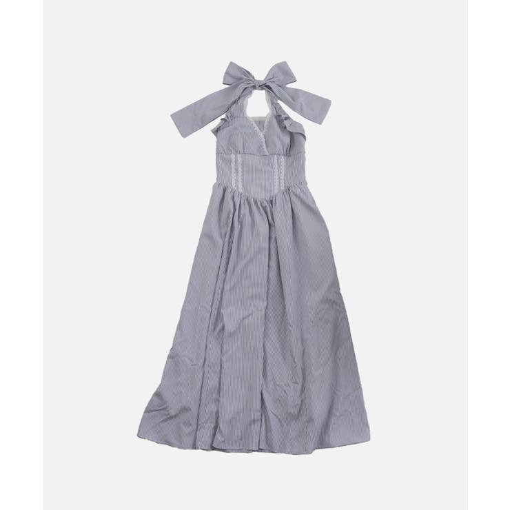 【Belle Charme】ホルターネックロングワンピース | NICE CLAUP / OLIVE des OLIVE　OUTLET | 詳細画像4 