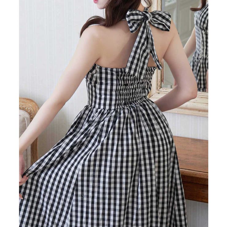 【Belle Charme】ホルターネックロングワンピース | NICE CLAUP / OLIVE des OLIVE　OUTLET | 詳細画像10 