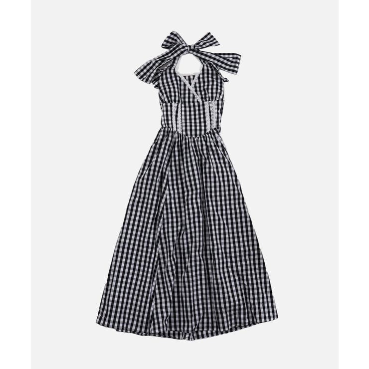 【Belle Charme】ホルターネックロングワンピース | NICE CLAUP / OLIVE des OLIVE　OUTLET | 詳細画像8 