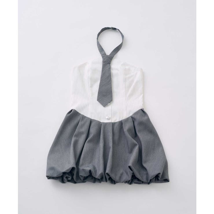 【Belle Charme】ベアトップワンピース&タイセット | NICE CLAUP / OLIVE des OLIVE　OUTLET | 詳細画像3 