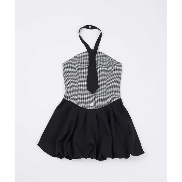 【Belle Charme】ベアトップワンピース&タイセット | NICE CLAUP / OLIVE des OLIVE　OUTLET | 詳細画像5 