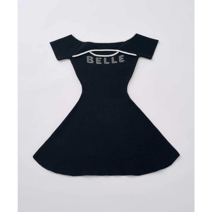 【Belle Charme】ロゴニットフレアワンピース | NICE CLAUP / OLIVE des OLIVE　OUTLET | 詳細画像6 