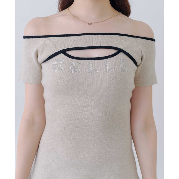 【Belle Charme】ロゴニットフレアワンピース | NICE CLAUP / OLIVE des OLIVE　OUTLET | 詳細画像11 