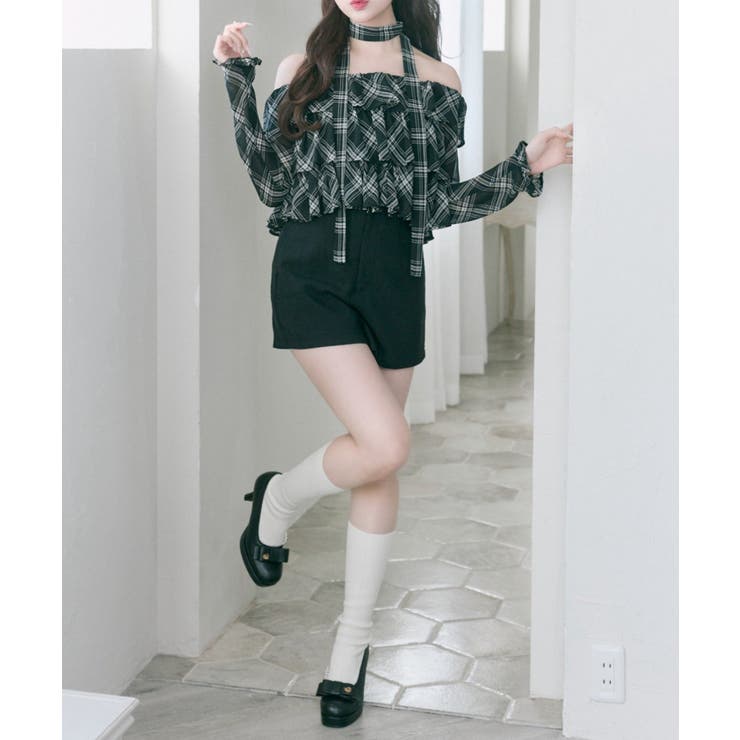 【Belle Charme】Ribbon Sock Boots | NICE CLAUP / OLIVE des OLIVE　OUTLET | 詳細画像5 