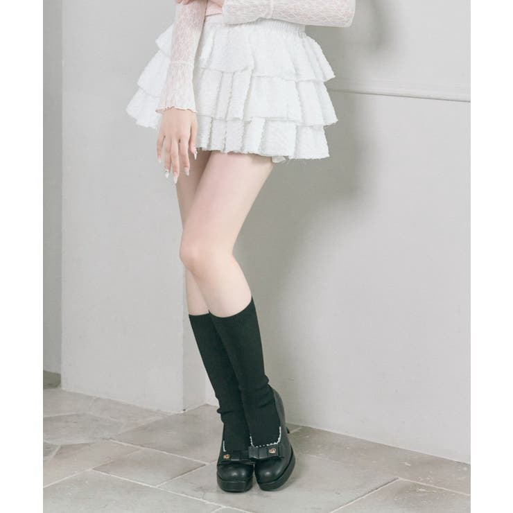 【Belle Charme】Ribbon Sock Boots | NICE CLAUP / OLIVE des OLIVE　OUTLET | 詳細画像11 