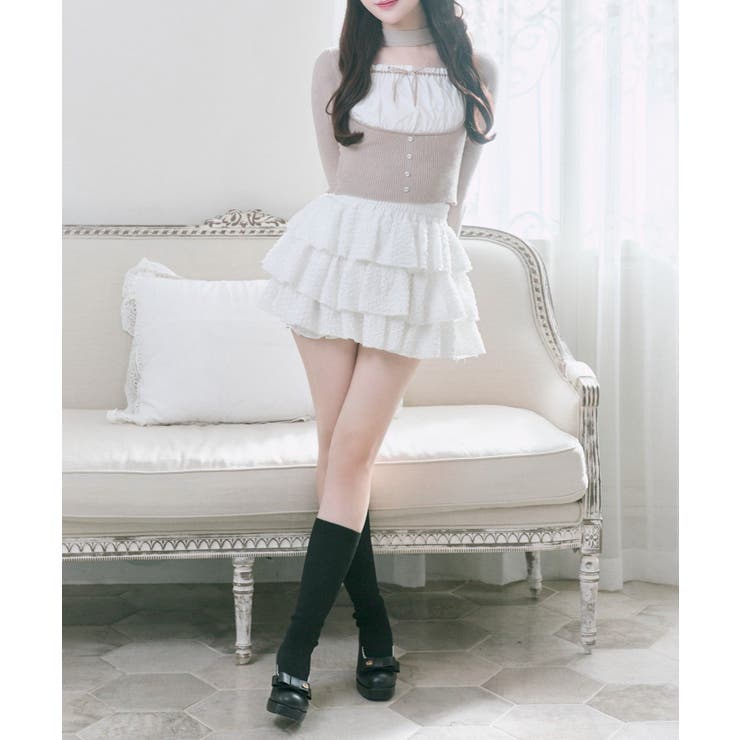 【Belle Charme】Ribbon Sock Boots | NICE CLAUP / OLIVE des OLIVE　OUTLET | 詳細画像13 