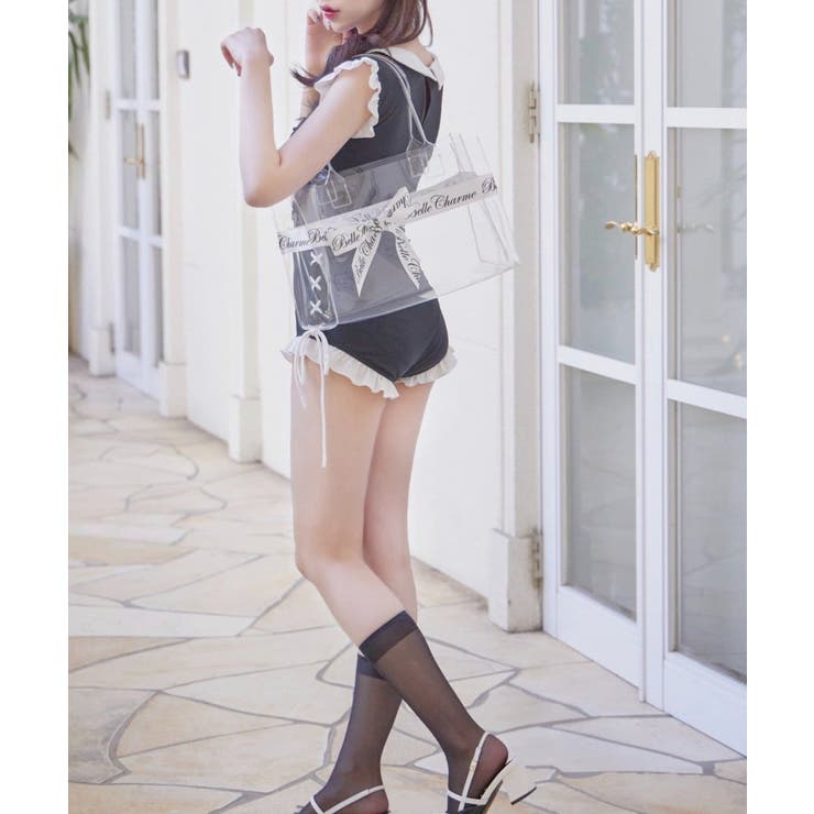 【Belle Charme】ビッグリボンワンピースSwimwear | NICE CLAUP / OLIVE des OLIVE　OUTLET | 詳細画像3 