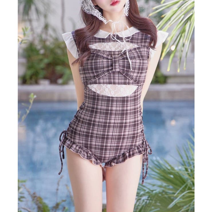 【Belle Charme】ビッグリボンワンピースSwimwear | NICE CLAUP / OLIVE des OLIVE　OUTLET | 詳細画像8 