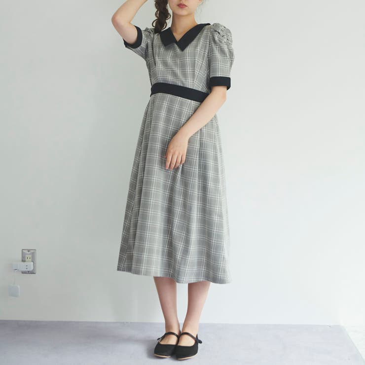 配色パワショルチェックワンピース 品番 Olow Olive Des Olive Outlet オリーブデオリーブ アウトレット のレディースファッション通販 Shoplist ショップリスト