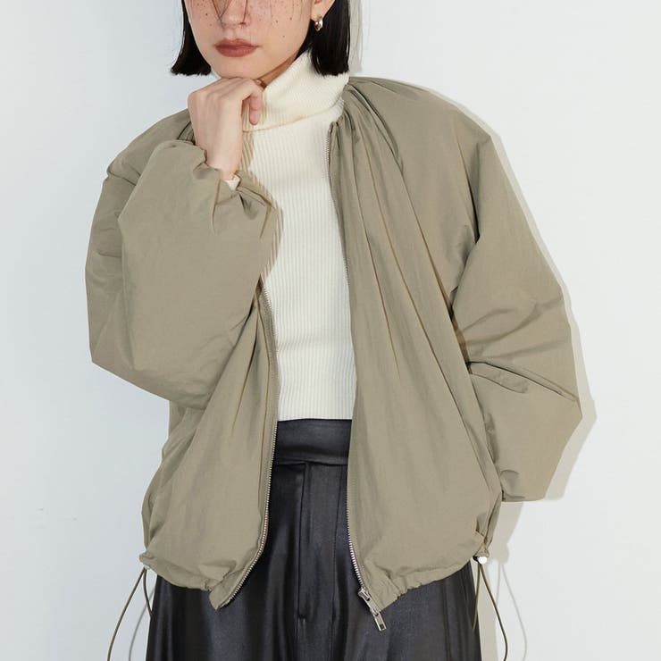 【LARUTA】撥水バルーンスリーブブルゾン[品番：OLOW0012144]｜OLIVE des OLIVE  OUTLET（オリーブデオリーブアウトレット）のレディースファッション通販｜SHOPLIST（ショップリスト）