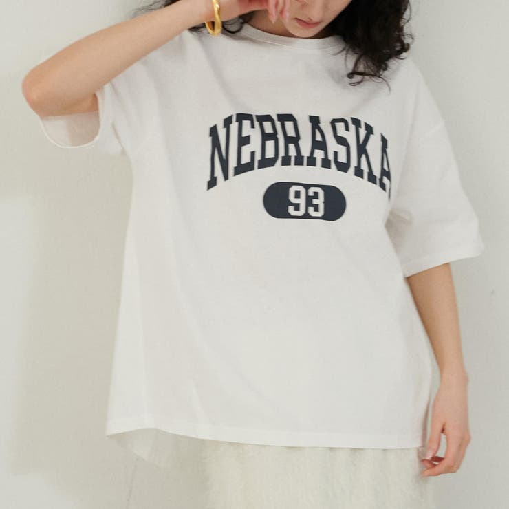 【PATOU】スリットバック ドット ロゴTシャツ 水玉 PATOU - PATOU パトゥ スリットバック ポルカドット ロゴTシャツ