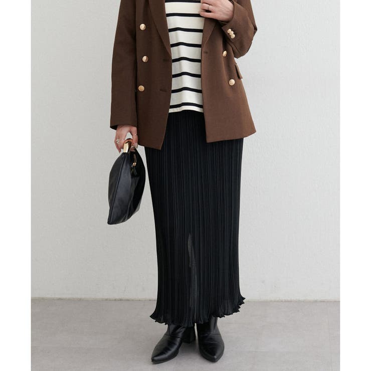 【LARUTA】プリーツタイトスカート | NICE CLAUP / OLIVE des OLIVE　OUTLET | 詳細画像9 