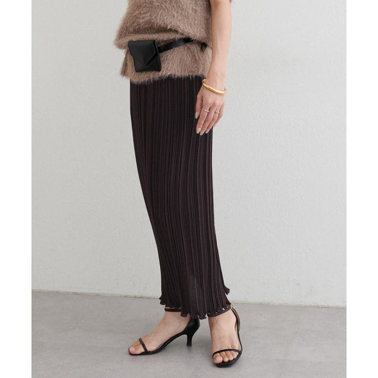 【LARUTA】プリーツタイトスカート | NICE CLAUP / OLIVE des OLIVE　OUTLET | 詳細画像2 