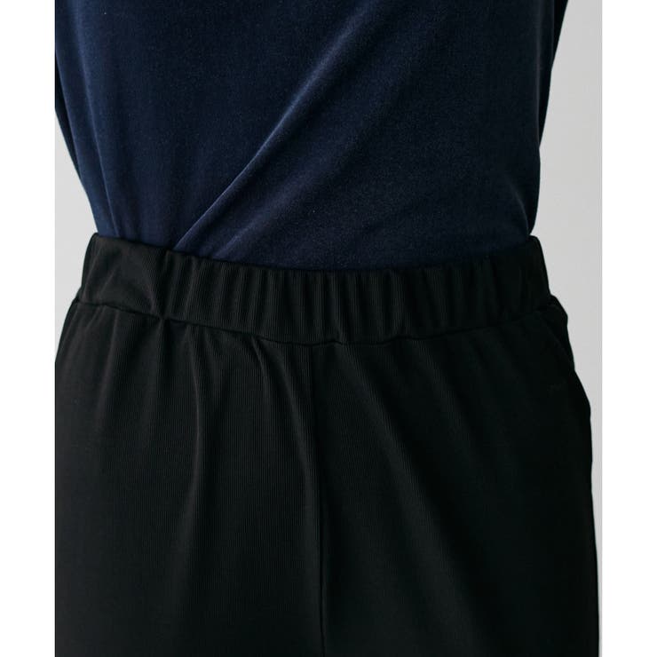 【LARUTA】美しいシルエットリブパンツ | NICE CLAUP / OLIVE des OLIVE　OUTLET | 詳細画像15 