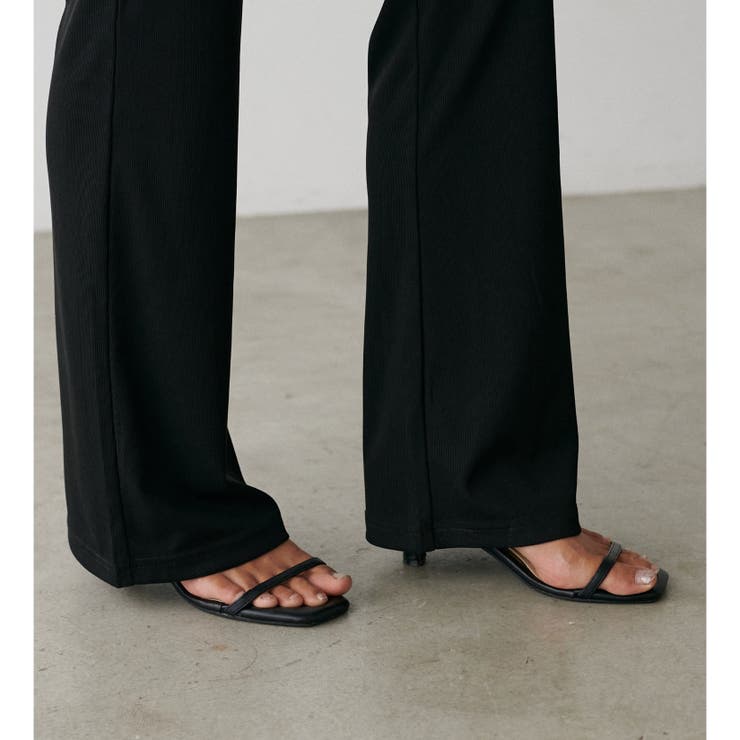 【LARUTA】美しいシルエットリブパンツ | NICE CLAUP / OLIVE des OLIVE　OUTLET | 詳細画像16 