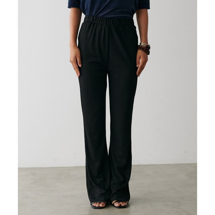 【LARUTA】美しいシルエットリブパンツ | NICE CLAUP / OLIVE des OLIVE　OUTLET | 詳細画像12 