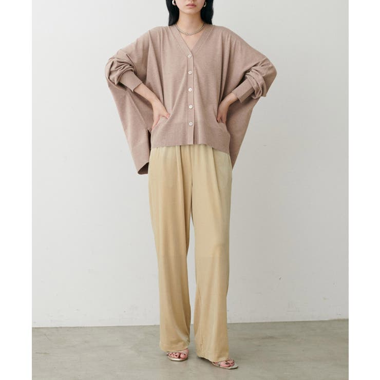 【LARUTA】サイドライン切替ベロアパンツ | NICE CLAUP / OLIVE des OLIVE　OUTLET | 詳細画像10 