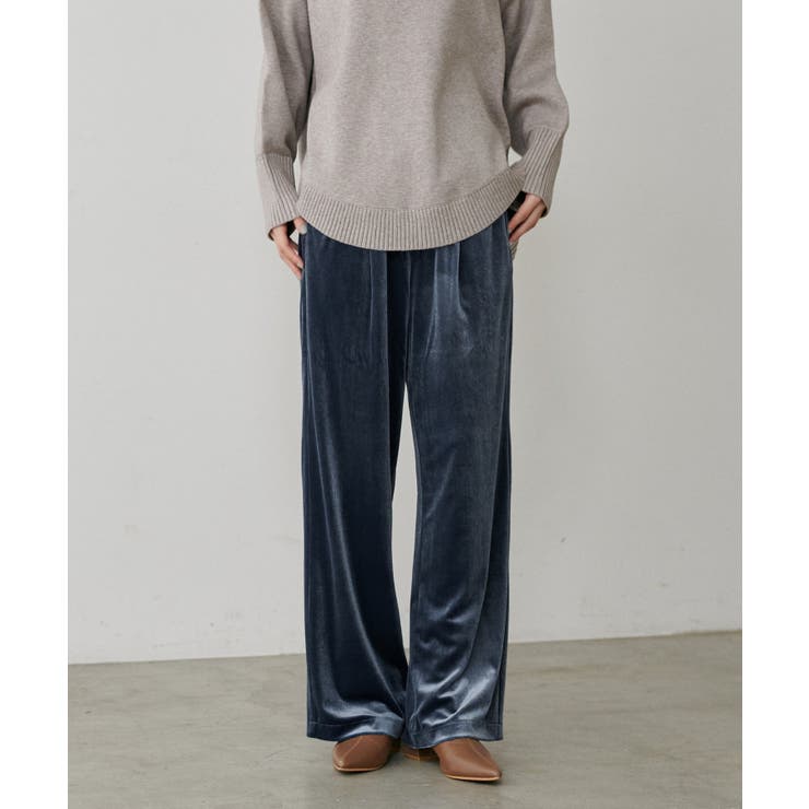 【LARUTA】サイドライン切替ベロアパンツ | NICE CLAUP / OLIVE des OLIVE　OUTLET | 詳細画像24 