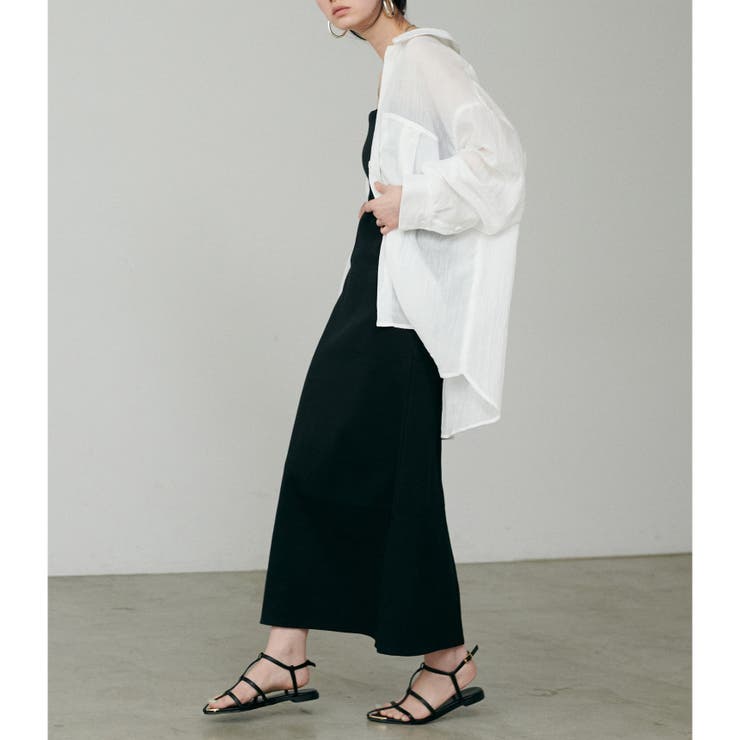 【LARUTA】シアーサファリポケット付きシャツ | NICE CLAUP / OLIVE des OLIVE　OUTLET | 詳細画像6 